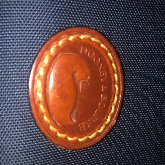 Dooney & Burke Navy Nylon Crossbody Pouchette - Picture 7 of 7